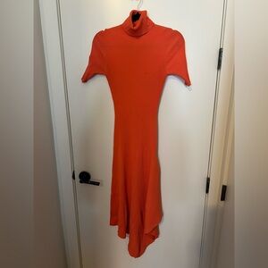 A.L.C. Erynna Midi Dress in Persimmon